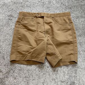 SansABelt Chino Shorts Mens 36 Brown Sport Pockets Casual Vintage Jaymar Ruby 7"